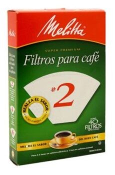 Filtros para Café Melitta Super Premium 2 40 Piezas