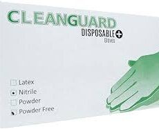 GUANTE DE LATEX BLANCO MARCA CLEANGUARD