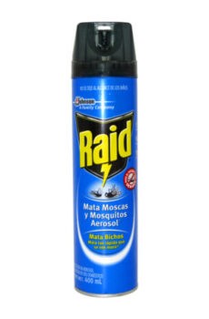 INSECTICIDA RAID MATA BICHOS 400 ML.