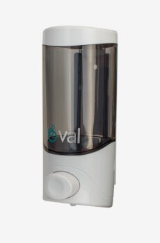 Jabonera Humo con Blanco 500 ml DV045. Oval