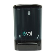 Jabonera Humo con Negro DV018. Oval