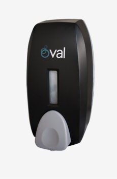 Jabonera Negra para Espuma 750 ml. DV012 Oval