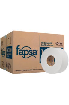 Papel Higiénico Blanco FAPSA, 180