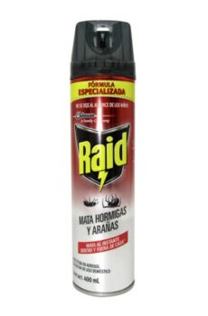 RAID MATA HORMIGAS Y ARAÑAS INSECTICIDA 400 ML
