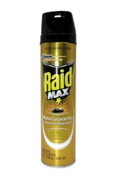 RAID MAX MATA CUCARACHAS AEROSOL 400 ML