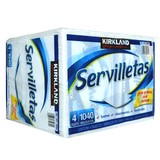 Servilletas Kirkland Signature 4 paquetes de 260 servilletas