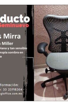 Silla Ergonómica Mirra Negra Herman Miller