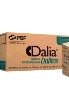 TOALLAS INTERDOBLADAS DALITAS 20 PAQUETES