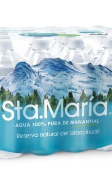 Agua de manantial Santa María 30 piezzs 500 ml