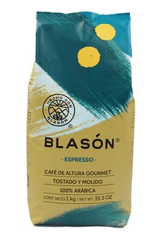 Café Molido Espresso Gourmet, Blasón, 1 kg