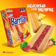 Galletas Barritas Marinela con 48 paquetes