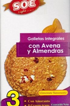 Galletas de avena con almendras de 720 grs – Soft Light KOZ