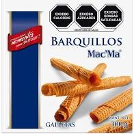 Galletas Mac’Ma barquillos 300 g
