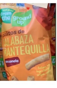 Palitos de Calabaza Mantequilla con Canela 340 grs