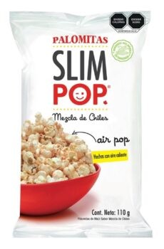 Palomitas Explotadas Mezcla De Chiles Slimpop 110 grs