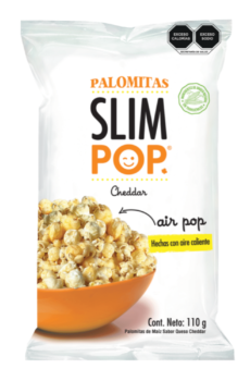 Palomitas Explotadas Queso Cheddar Slimpop 110 grs