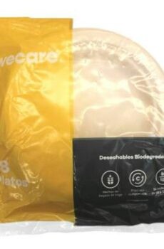 Platos desechables Chico Wecare biodegradables 18 pzas