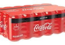 Refresco Coca-Cola Mini sin Azúcar 24 pzas de 235 ml c/u