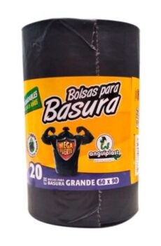BOLSA PARA BASURA EN ROLLO ANGUIPLASTIC 20 PZAS 60 X 90