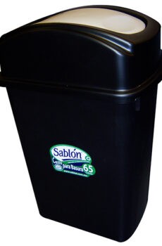 CESTO SABLON COLOR GRIS DE BALANCIN SABLON 65 LITROS