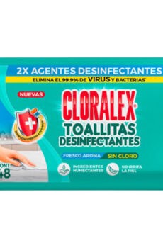 CLORALEX TOALLITAS DESINFECTANTES C/48 PIEZAS