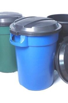 Contenedor 130 litros tapa/Ruedas KARTELL