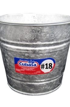 CUBETA GALVANIZADA AMERICANA No. 18