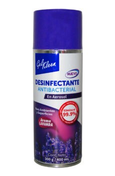 DESINFECTANTE ANTIBACTERIAL LAVANDA GEL KLEEN 400 ML