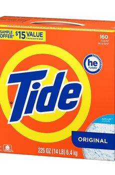 Detergente en Polvo, Tide Ultra 6.4 kg