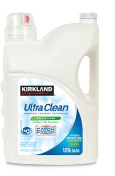 Detergente liquido para lavandería Kirkland Signature 5.73 litros